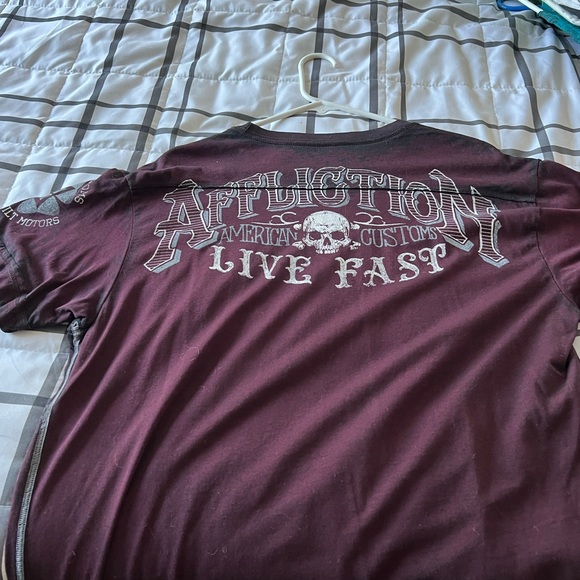 Men’s xl affliction T-shirt - Picture 3 of 4